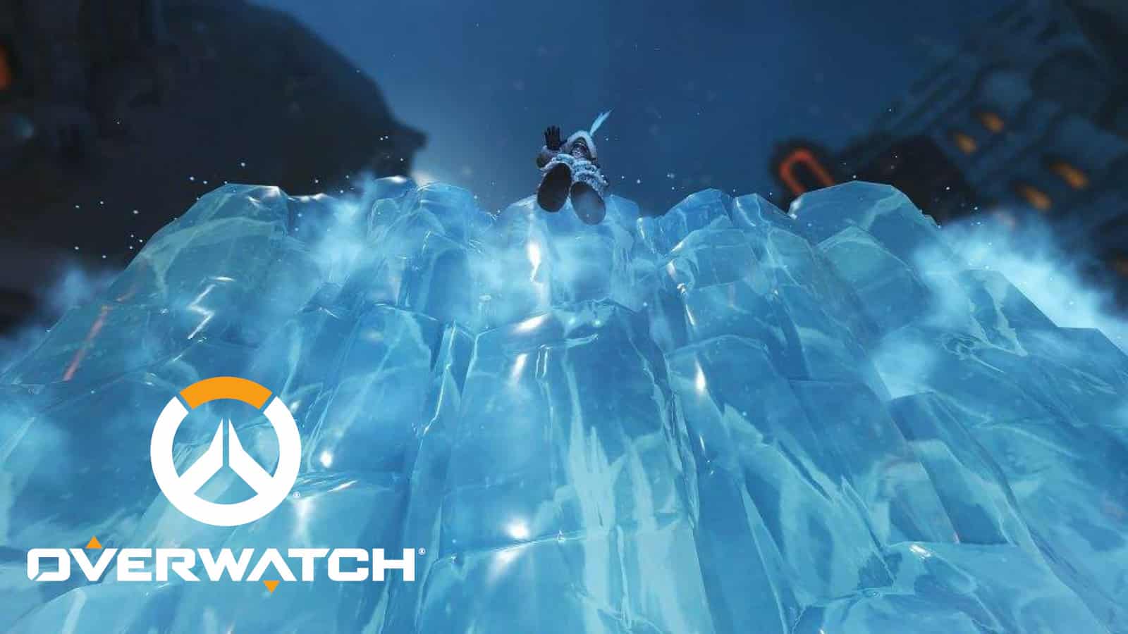 Mei uses Ice Wall in Overwatch