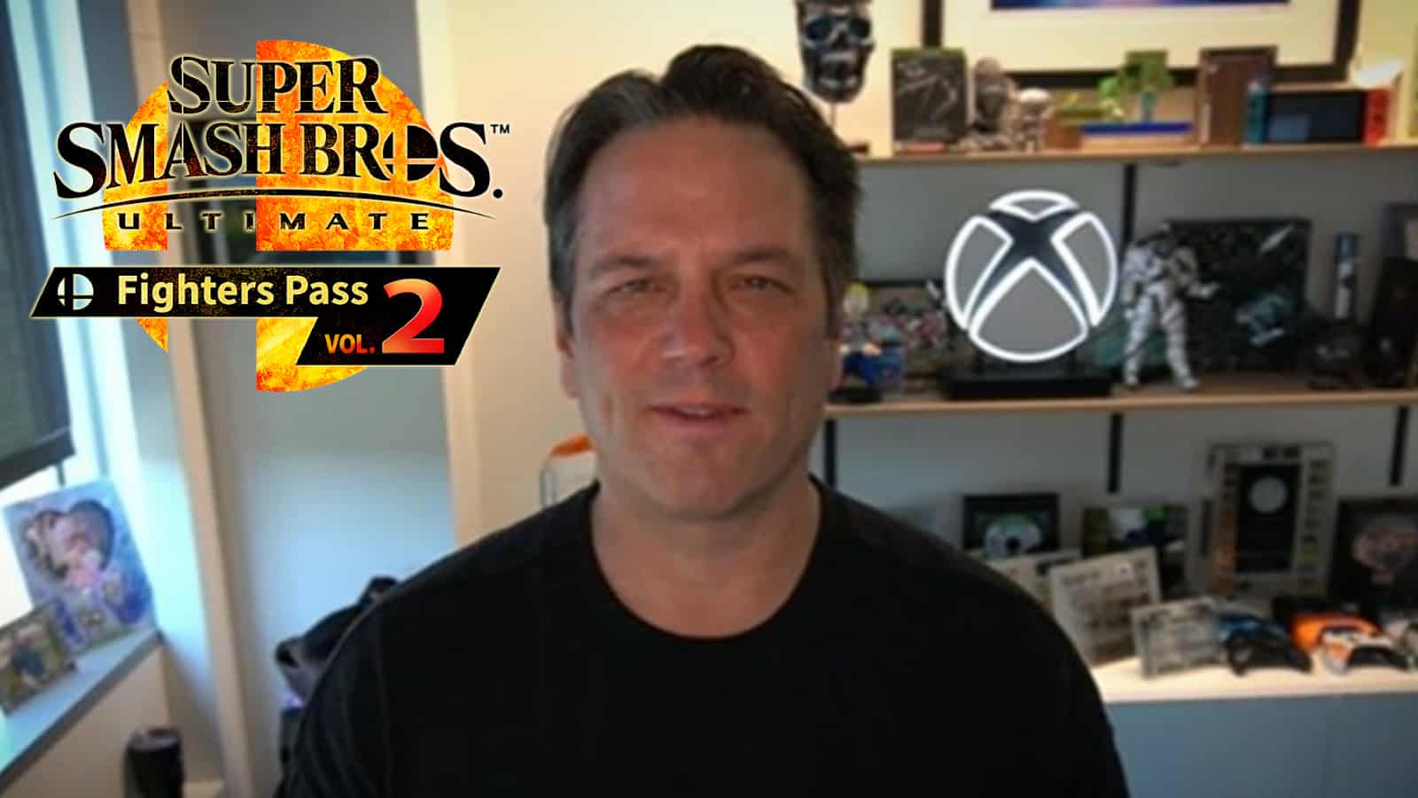 Phil Spencer explains the Nintendo Switch on his shelf and smash ultimate dlc