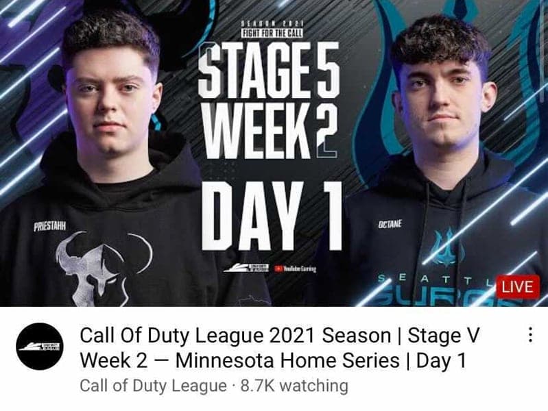 CDL Viewership ROKKR Call of Duty Cold War