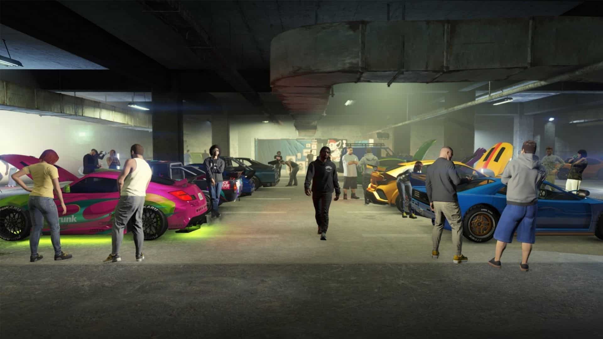 Screenshot of LS Car Meet in GTA Online
