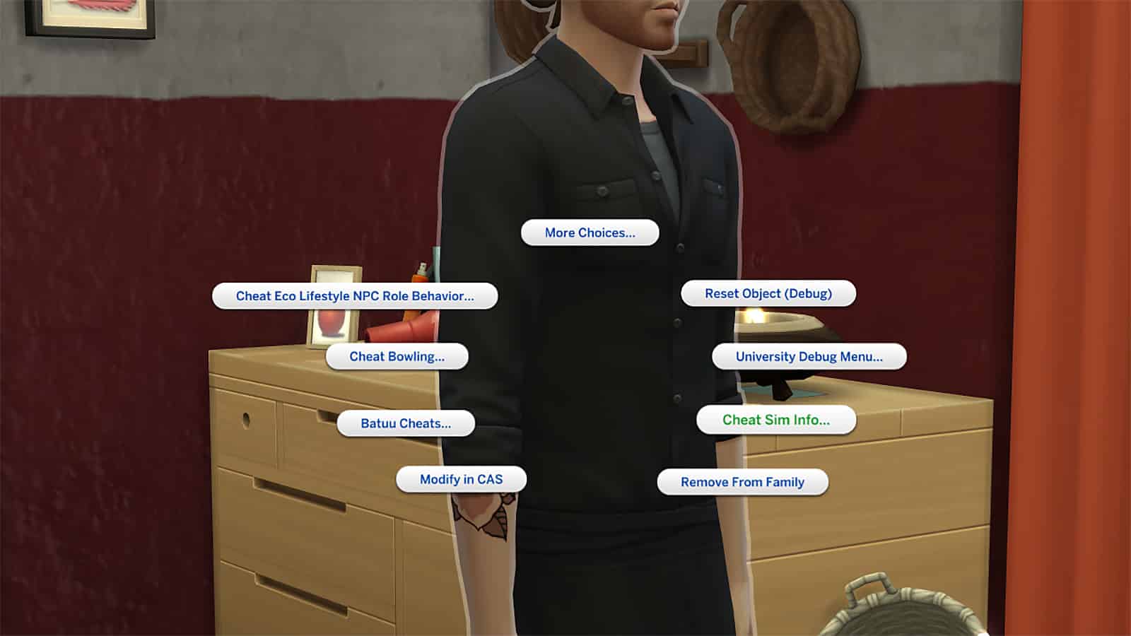 Sims 4 Shift click cheats
