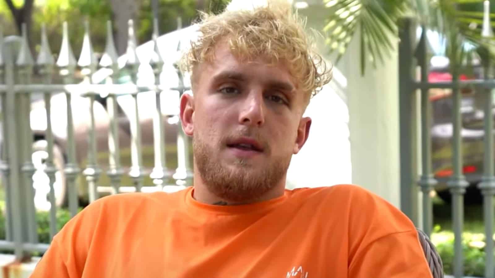 Jake Paul filming a YouTube video