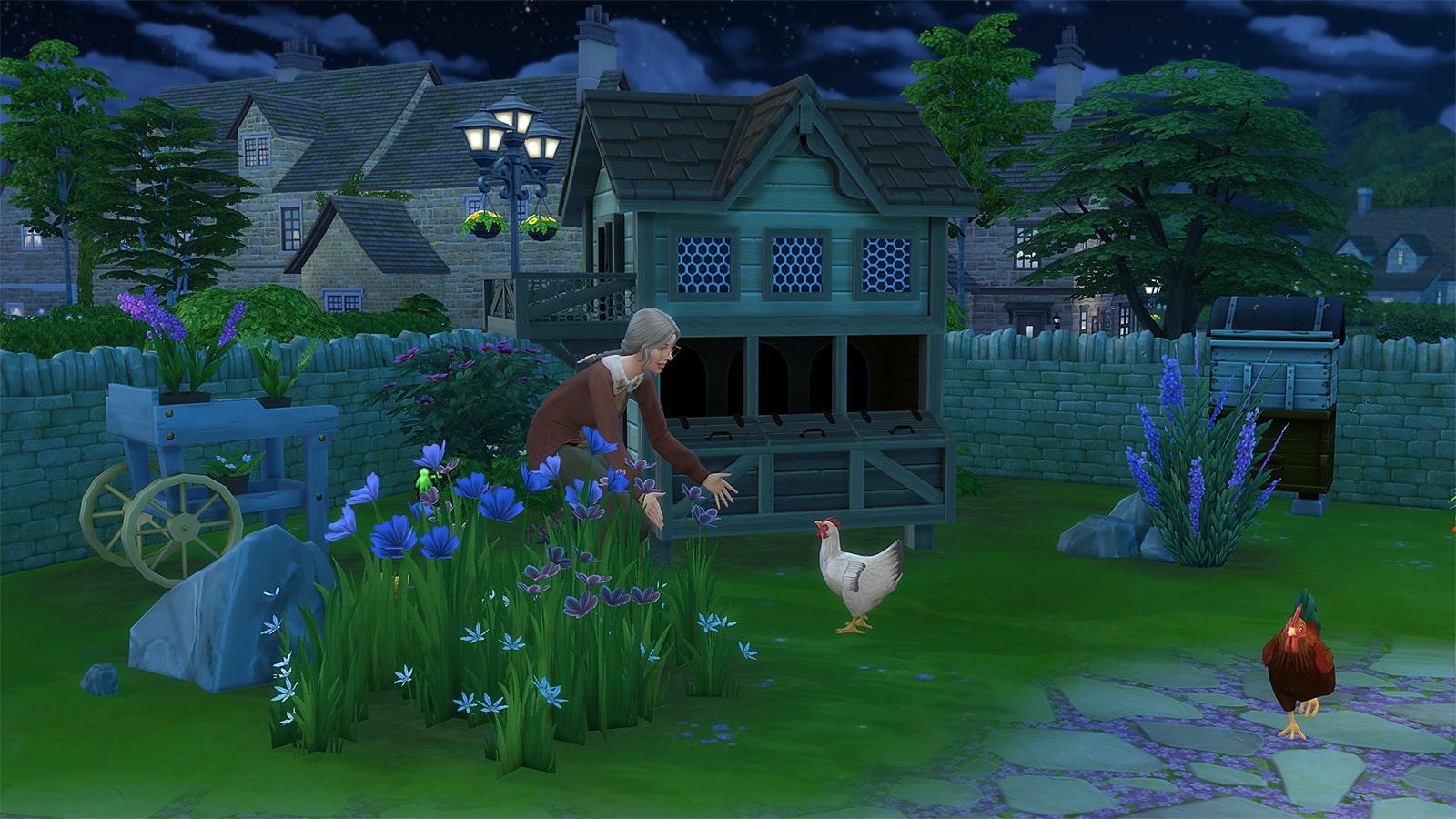 Sims 4 chickens Cottage Living
