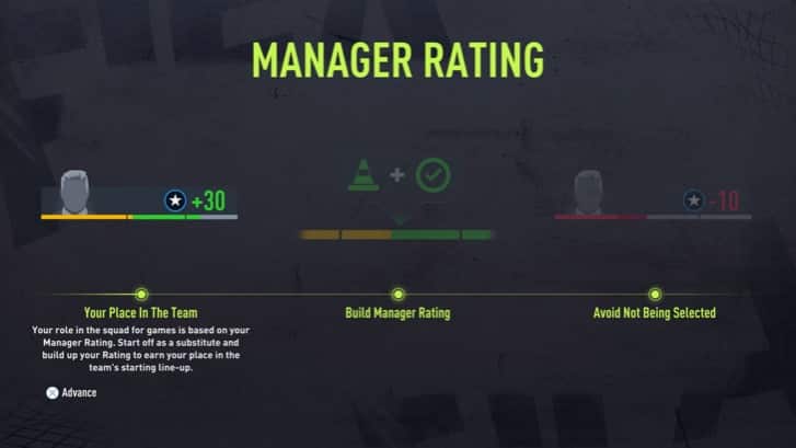 fifa 22 manager rating in career mode