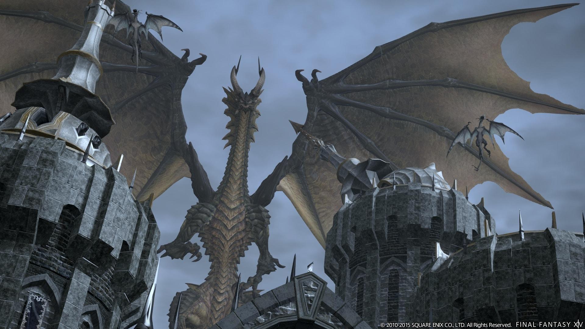 Final Fantasy XIV Online dragon