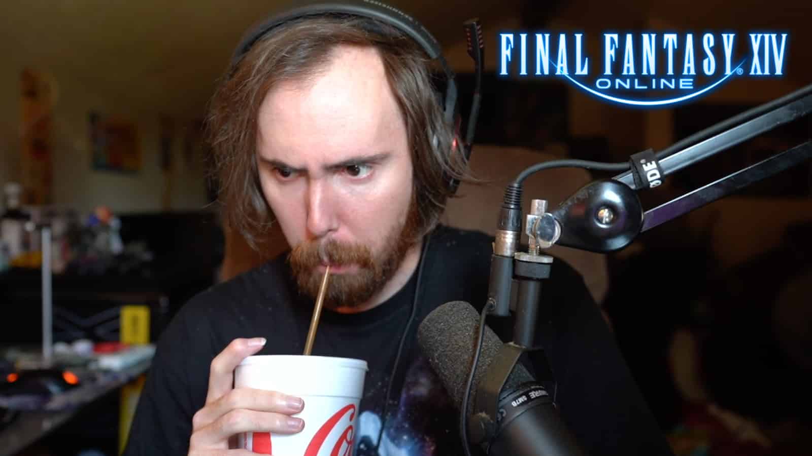 Asmongold bets 10,000 subs in response to FFXIV challenge