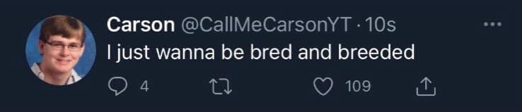 Carson Tweet