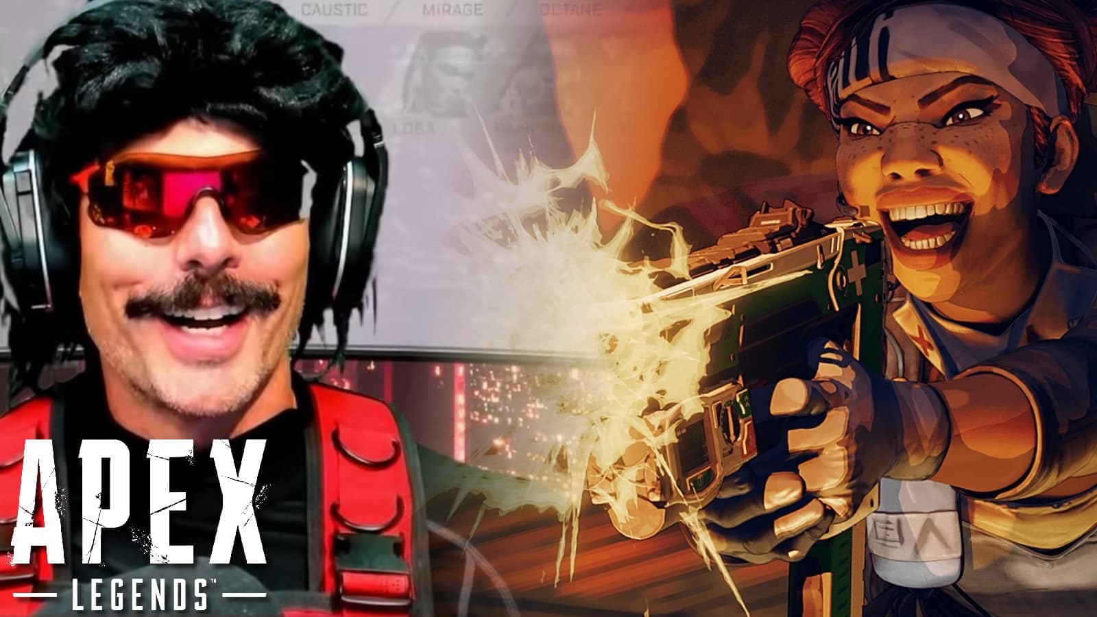 Dr Disrespect Apex Legends Season 10 Emergence Time to Kill Rant YouTube Streamer With Logo