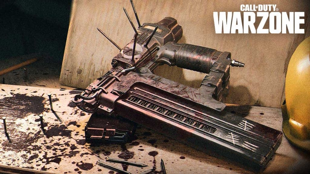 warzone nail gun viral video in real life