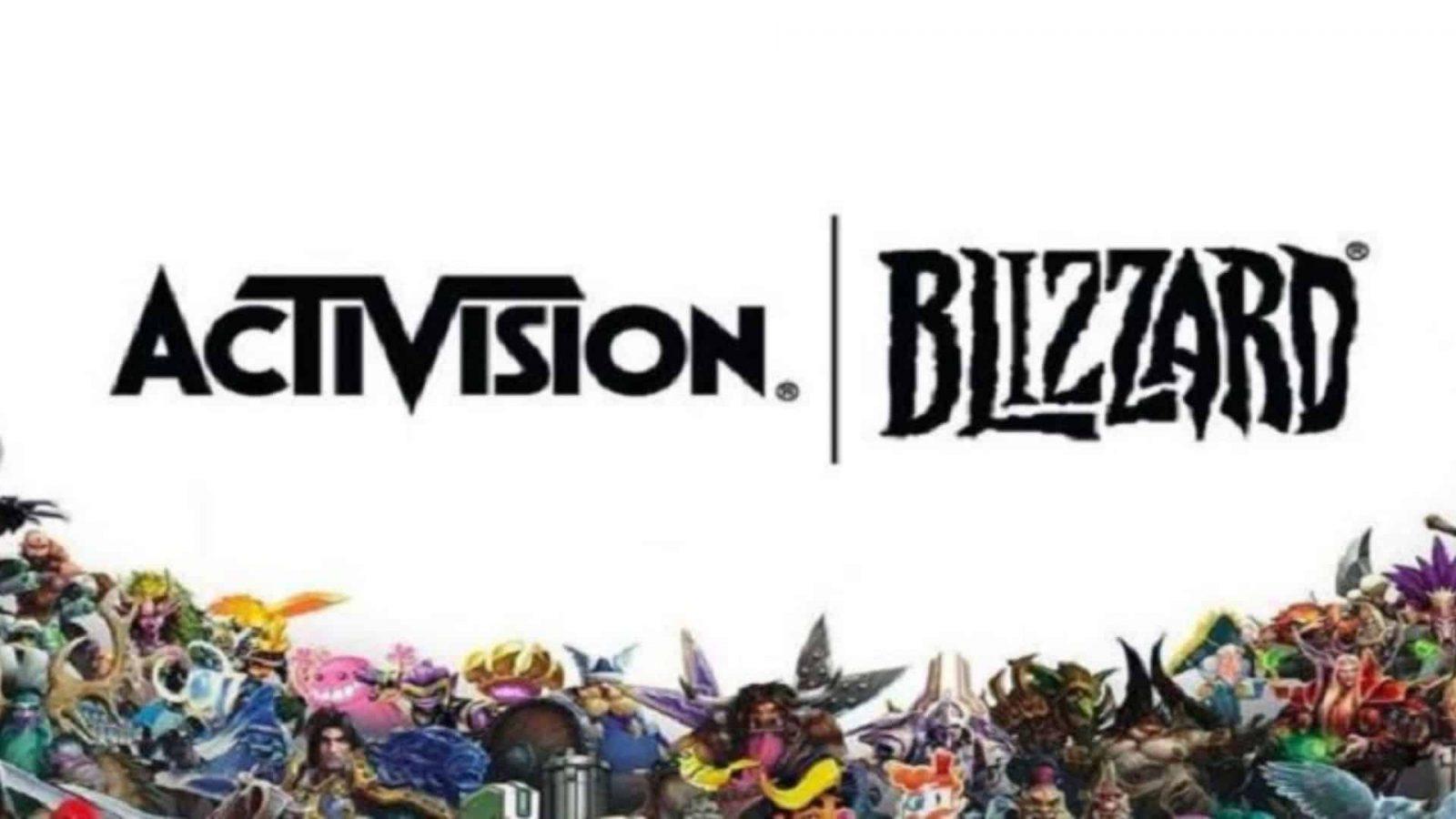 Activision Blizzard logos and characters