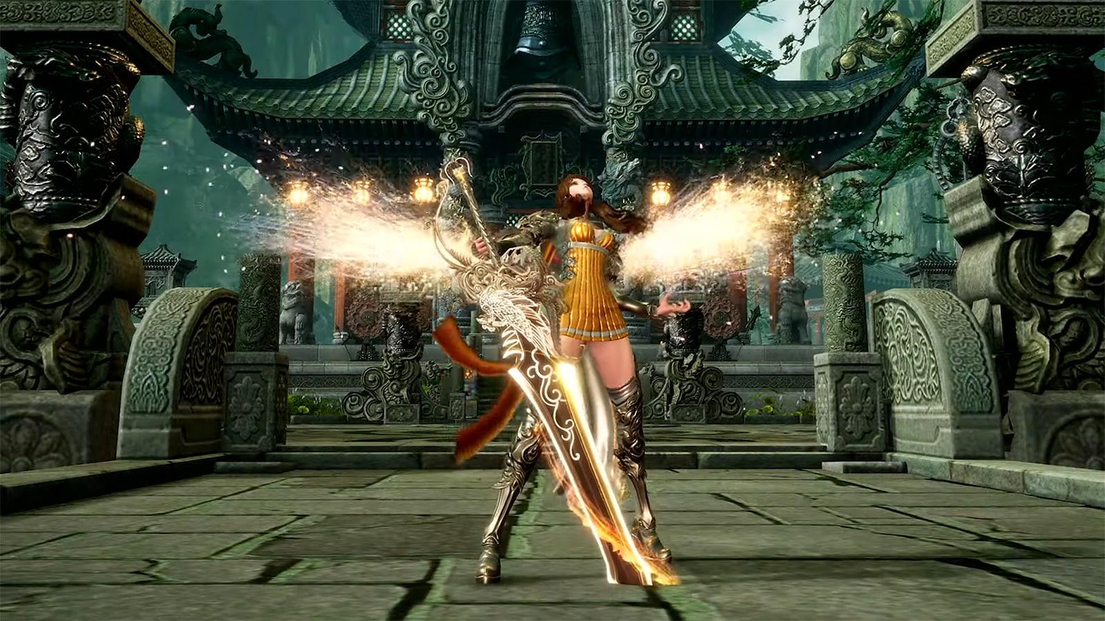 The new 2021 Unreal Engine update shown in the free MMO, Blade and Soul