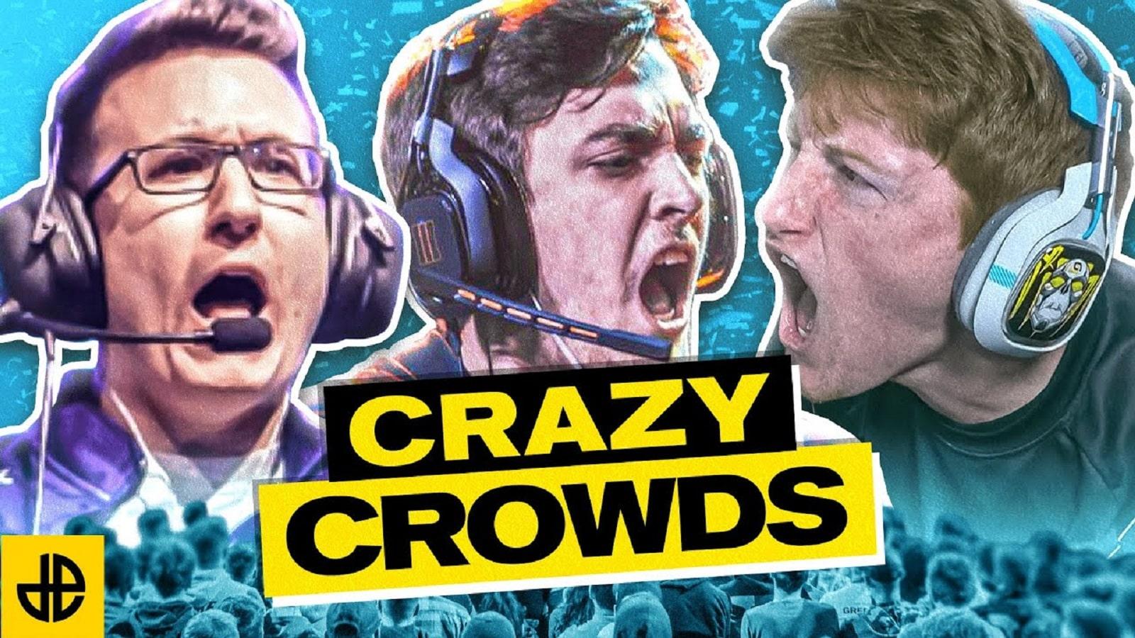 Top 5 most hype fan reactions in CoD Champs history YouTube Thumbnail