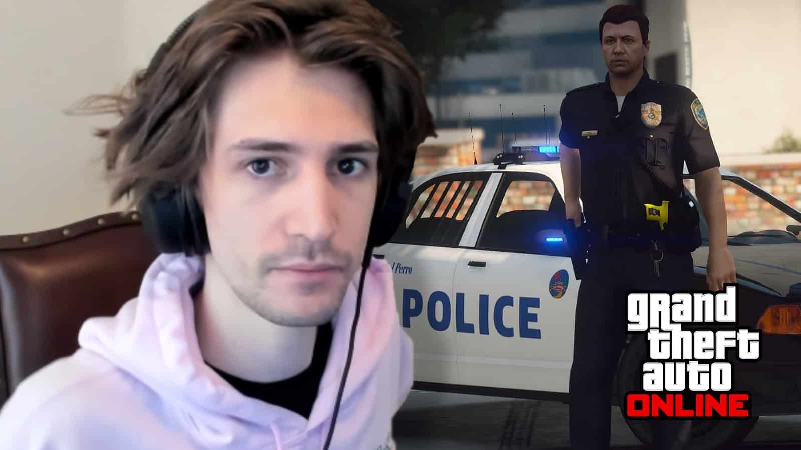 xQc claims “burnt out” GTA RP cops don’t want to roleplay anymore