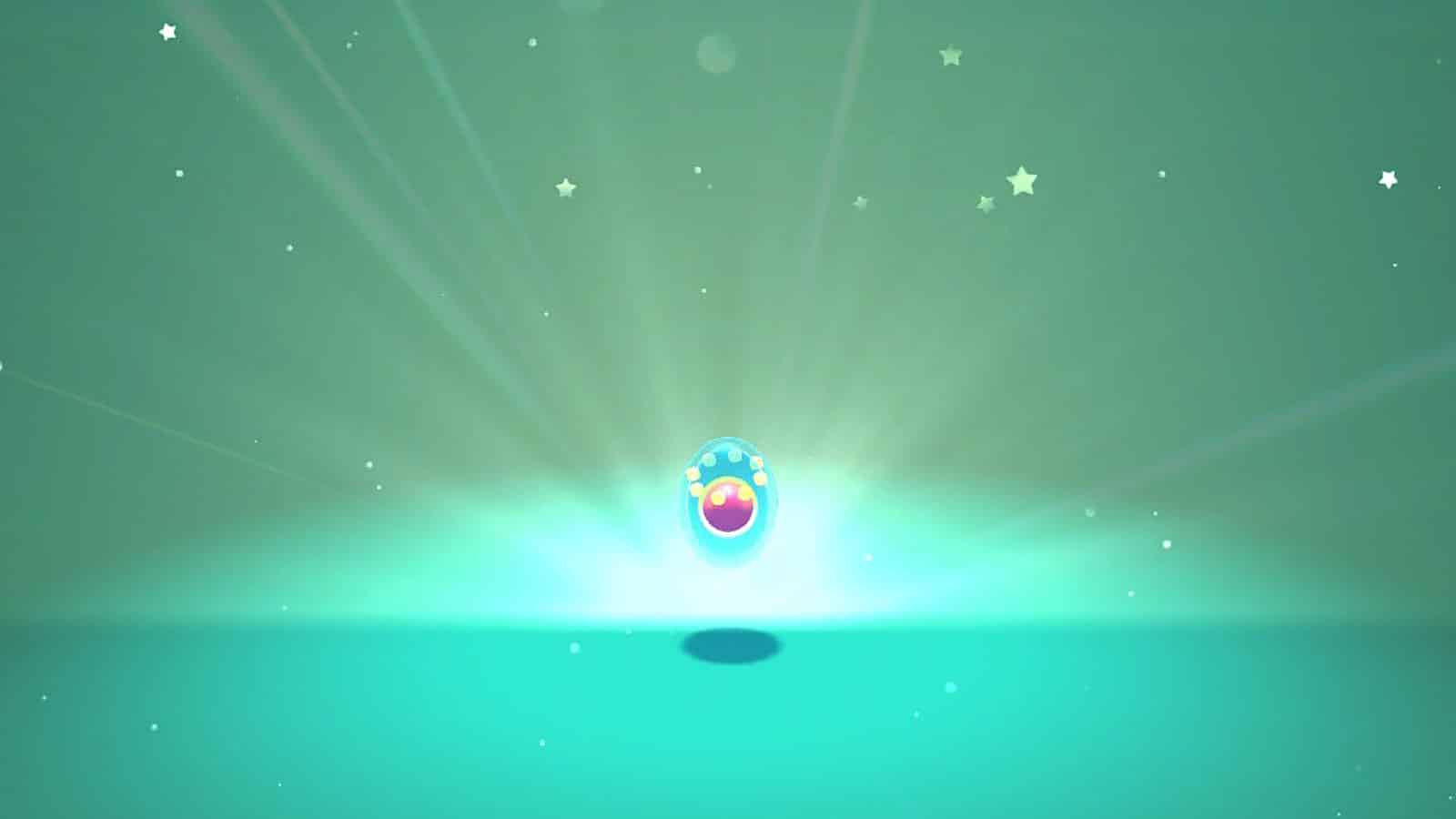 An image of the Manaphy egg Mystery Gift in Pokemon Brilliant Diamond & Shining Pearl