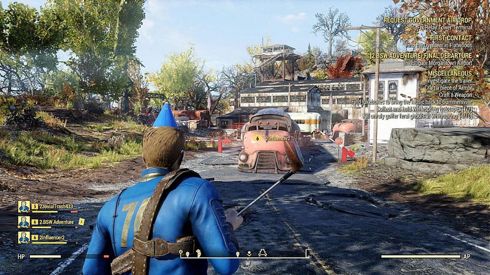 Fallout 76 gameplay
