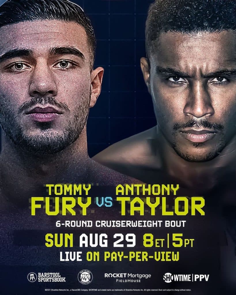 Tommy Fury vs Anthony Taylor