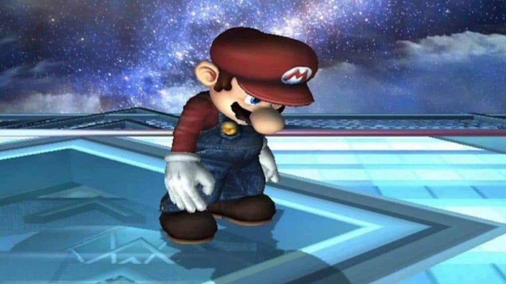 Mario is sad on final destination