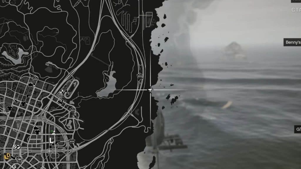 GTA Online Shipwreck Location 26