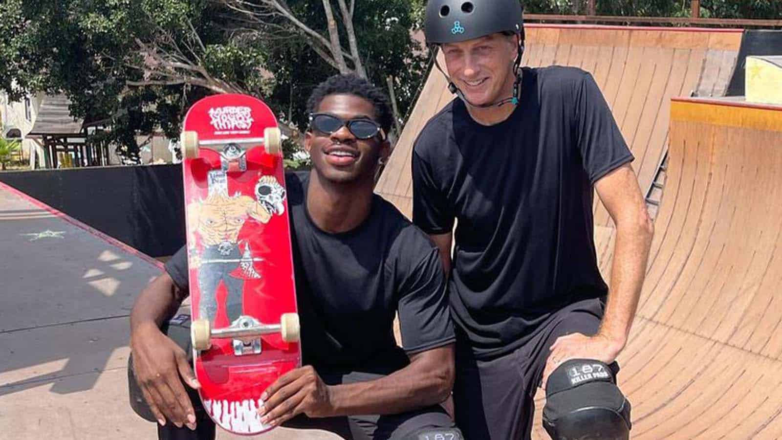 Lil Nas X and Tony Hawk are breaking the internet with hilarious viral TikTok video