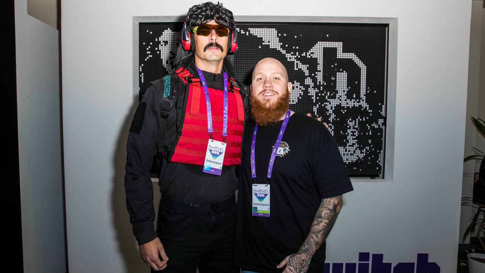 TimTheTatman poses with Dr Disrespect