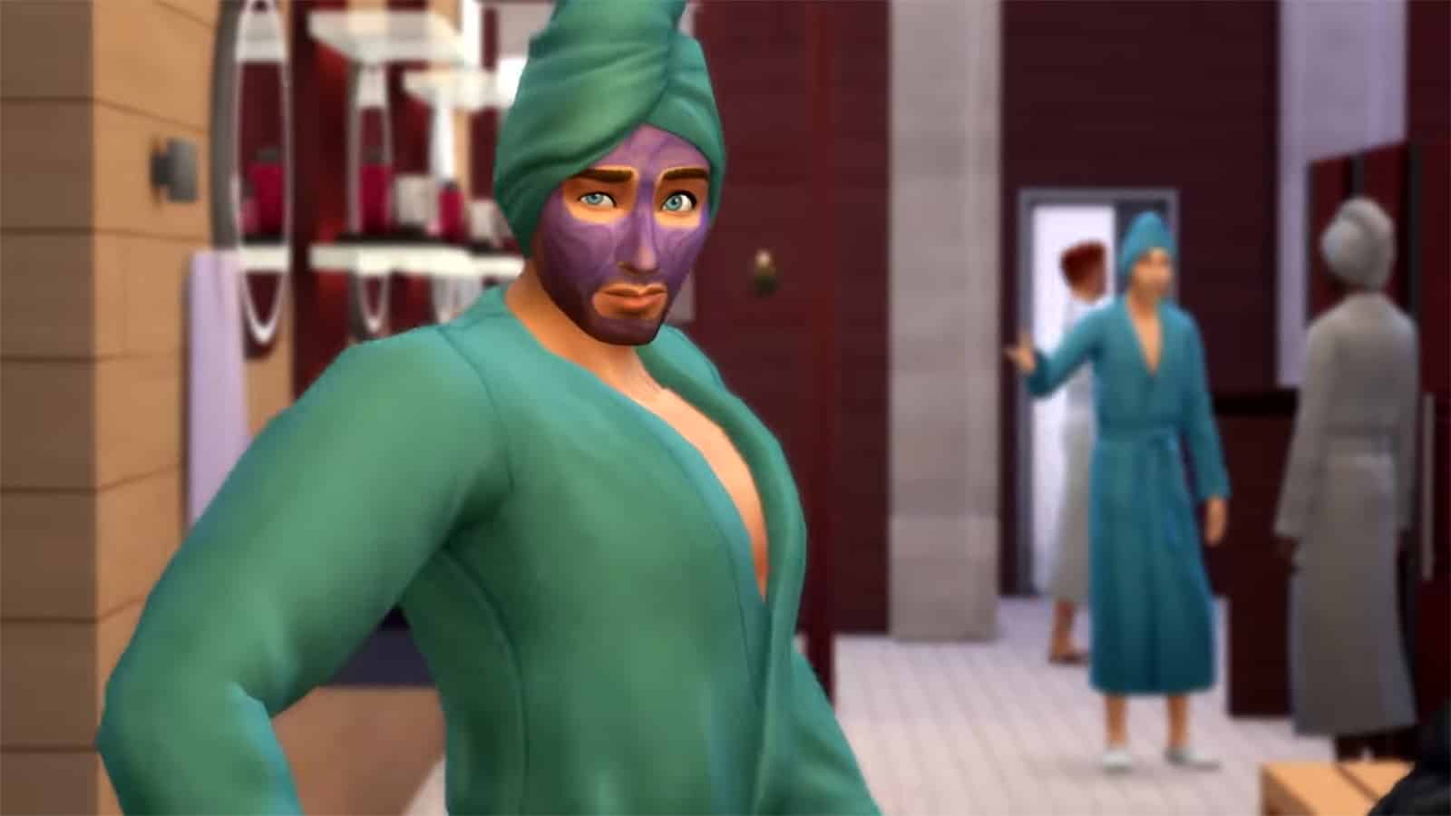 Sims 4 Spa Day facial
