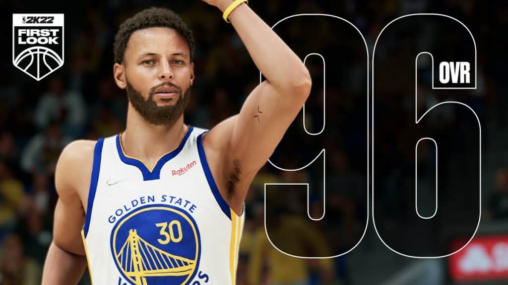 Steph curry nba 2k22 rating