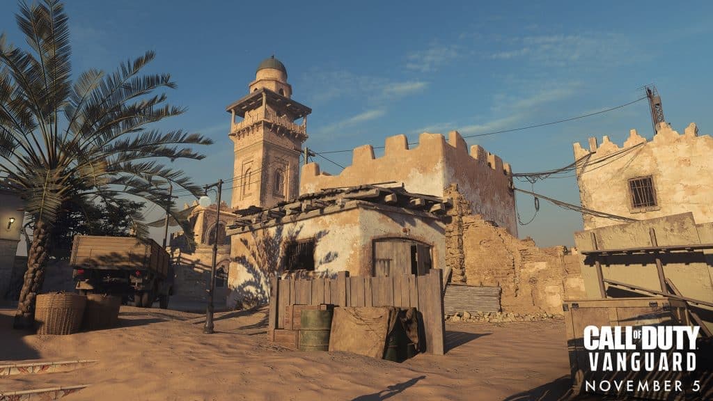 CoD Vanguard Desert Siege map gameplay