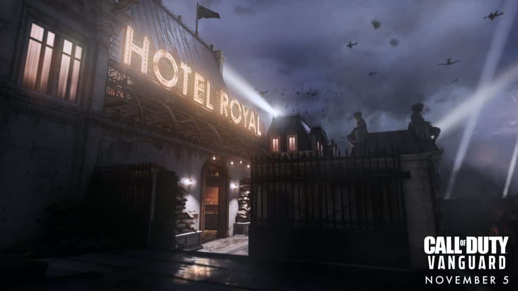 CoD Vanguard Hotel Royale map gameplay