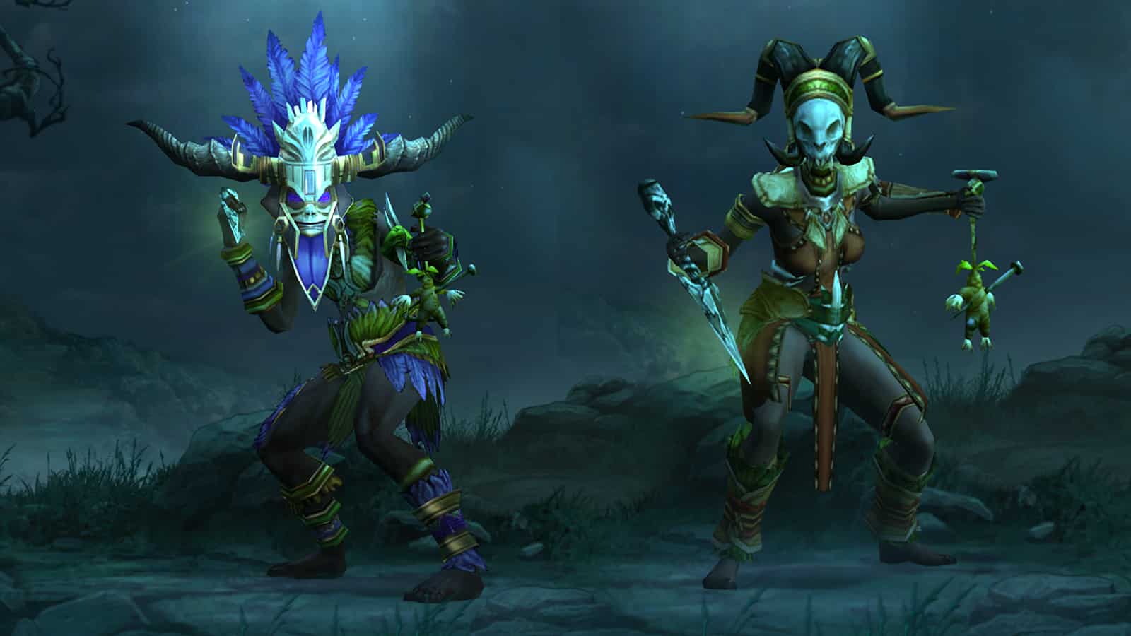 The Witch Doctor character class in Diablo 3