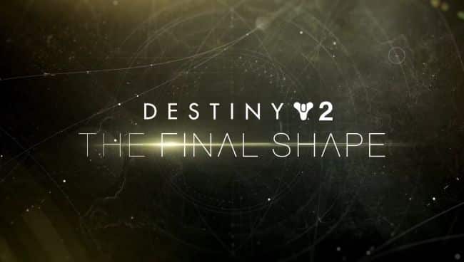 Destiny 2 The Final Shape title card