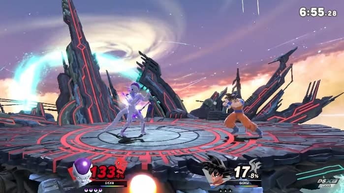 Goku vs Frieza in Smash