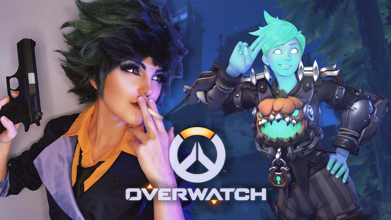 Overwatch Tracer Will-O-the-Wisp cosplay