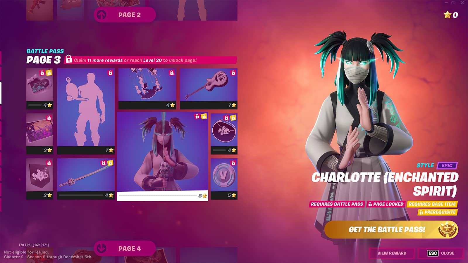 Fortnite Battle pass Page 3