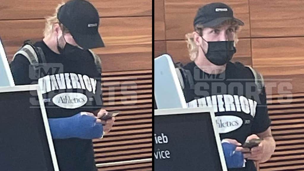 Logan Paul spotted with arm cast, could be sidelined from boxing