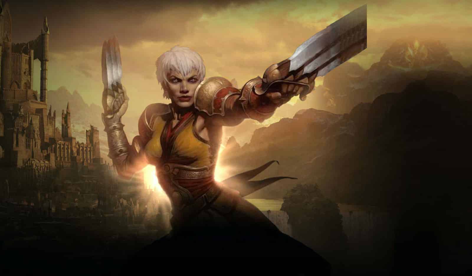 Diablo 3 female monk with claws