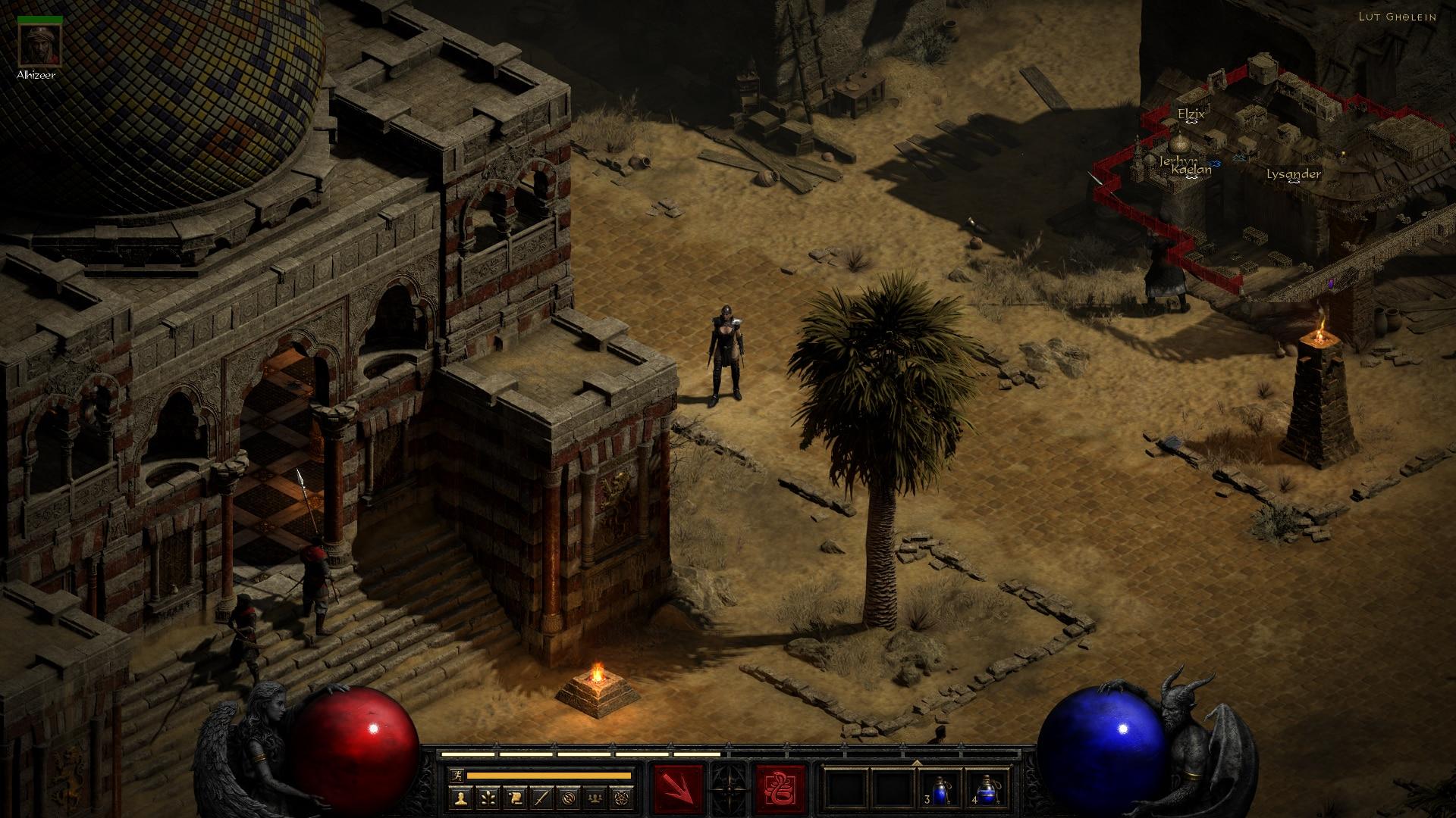 Diablo 2 Resurrected Lut Gholein palace