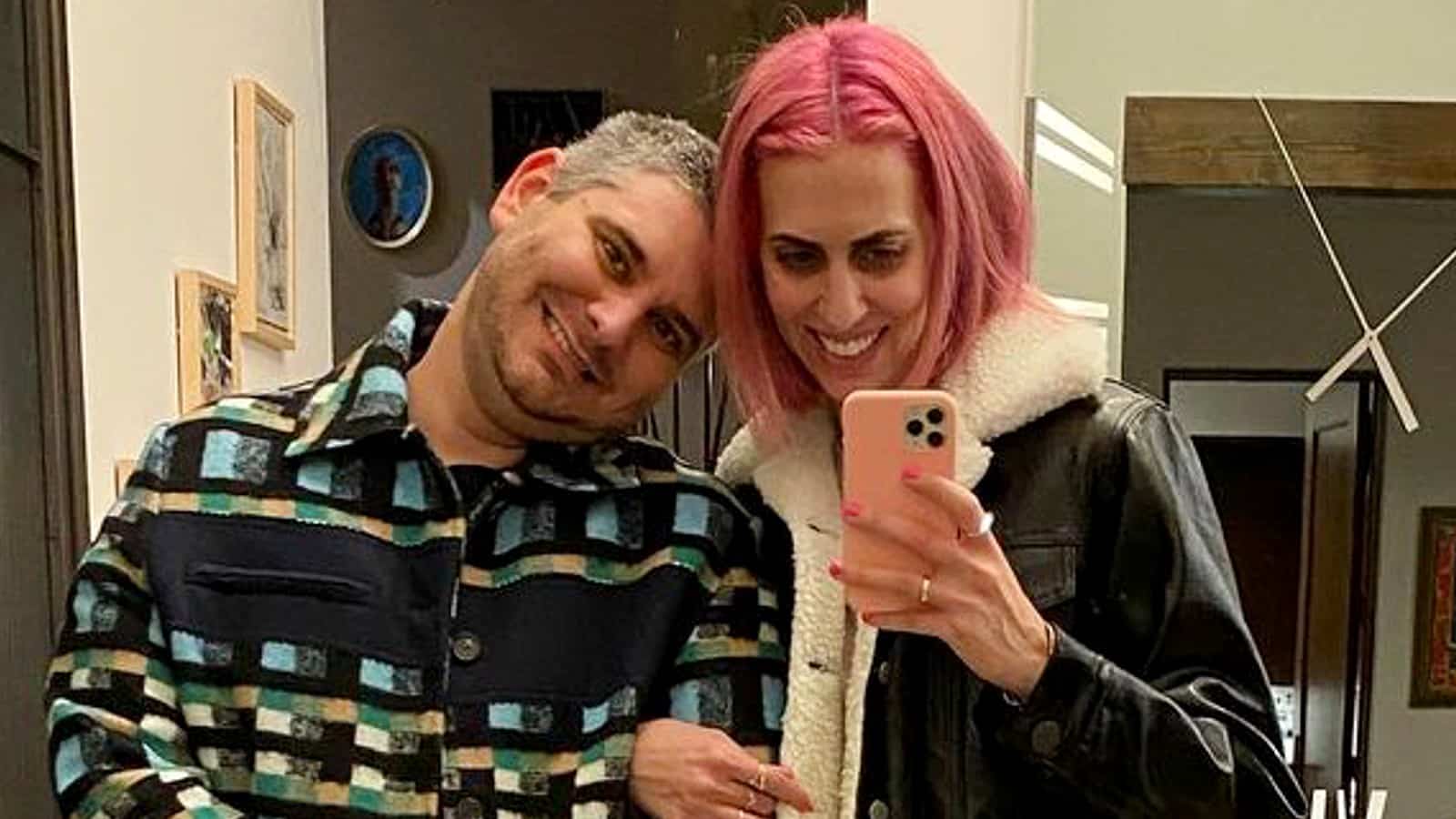 Ethan and Hila Klein pose for a picture