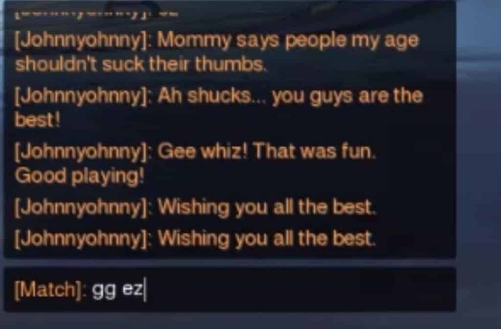 Overwatch text chat