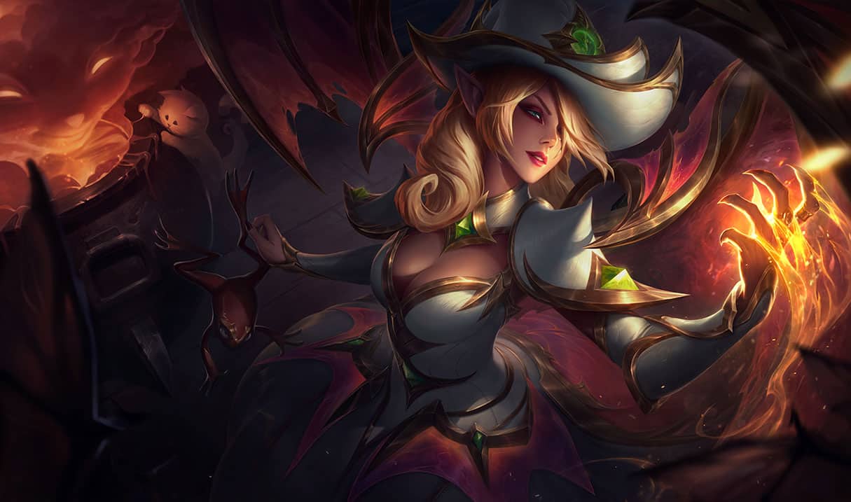 Morgana is the lucky LoL champ getting a Prestige skin this update.