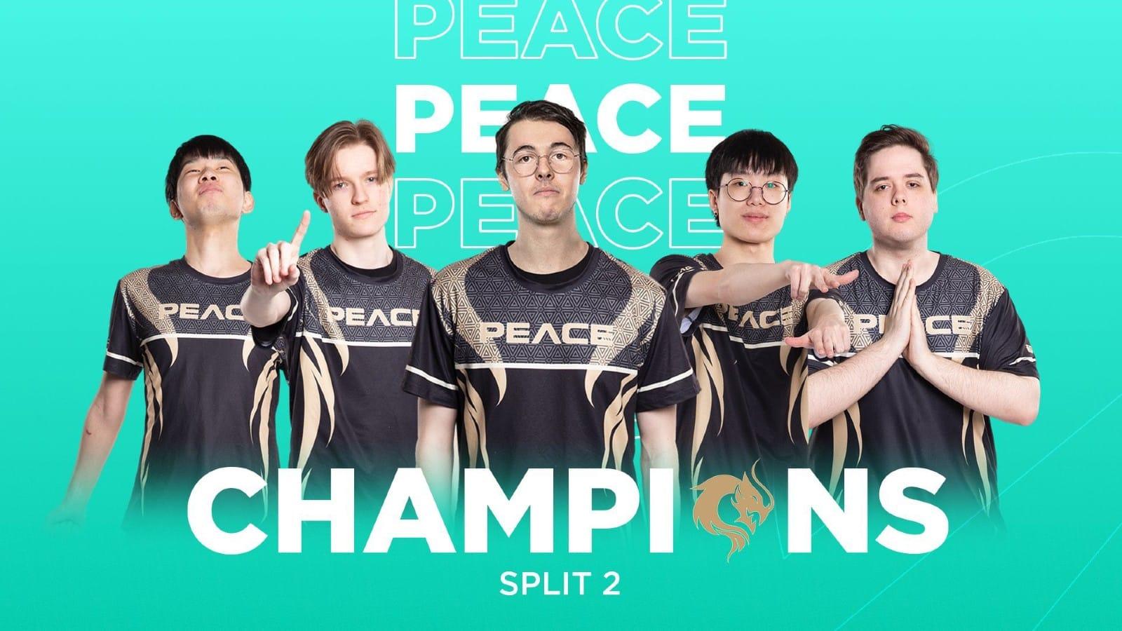 PEACE LCO Split 2 champs
