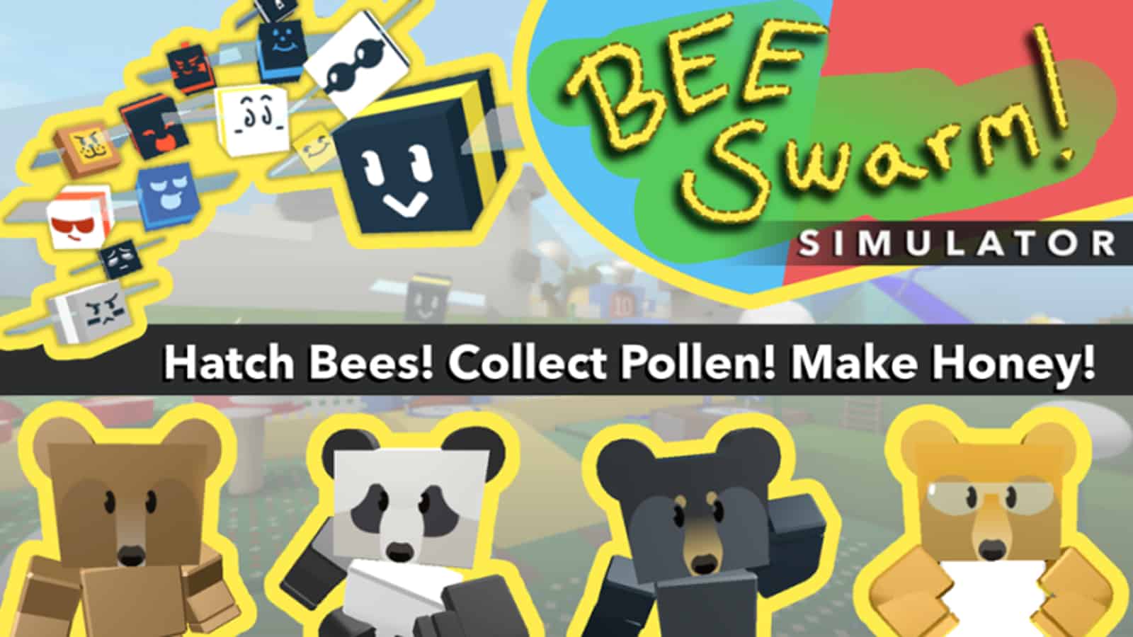 Official art for Bee Swarm Simulator in Roblox