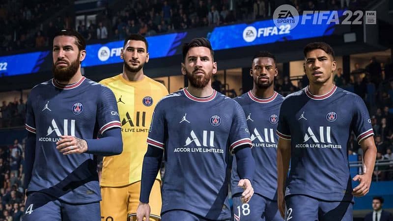 psg fifa 22 with messi