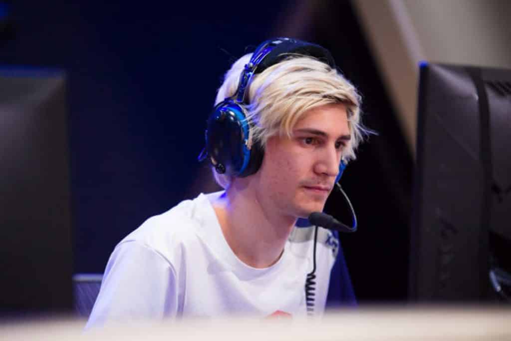 xQc playing in Overwatch league