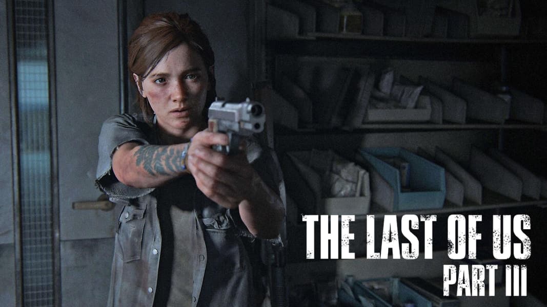 The Last of Us 2 Ellie holding a gun