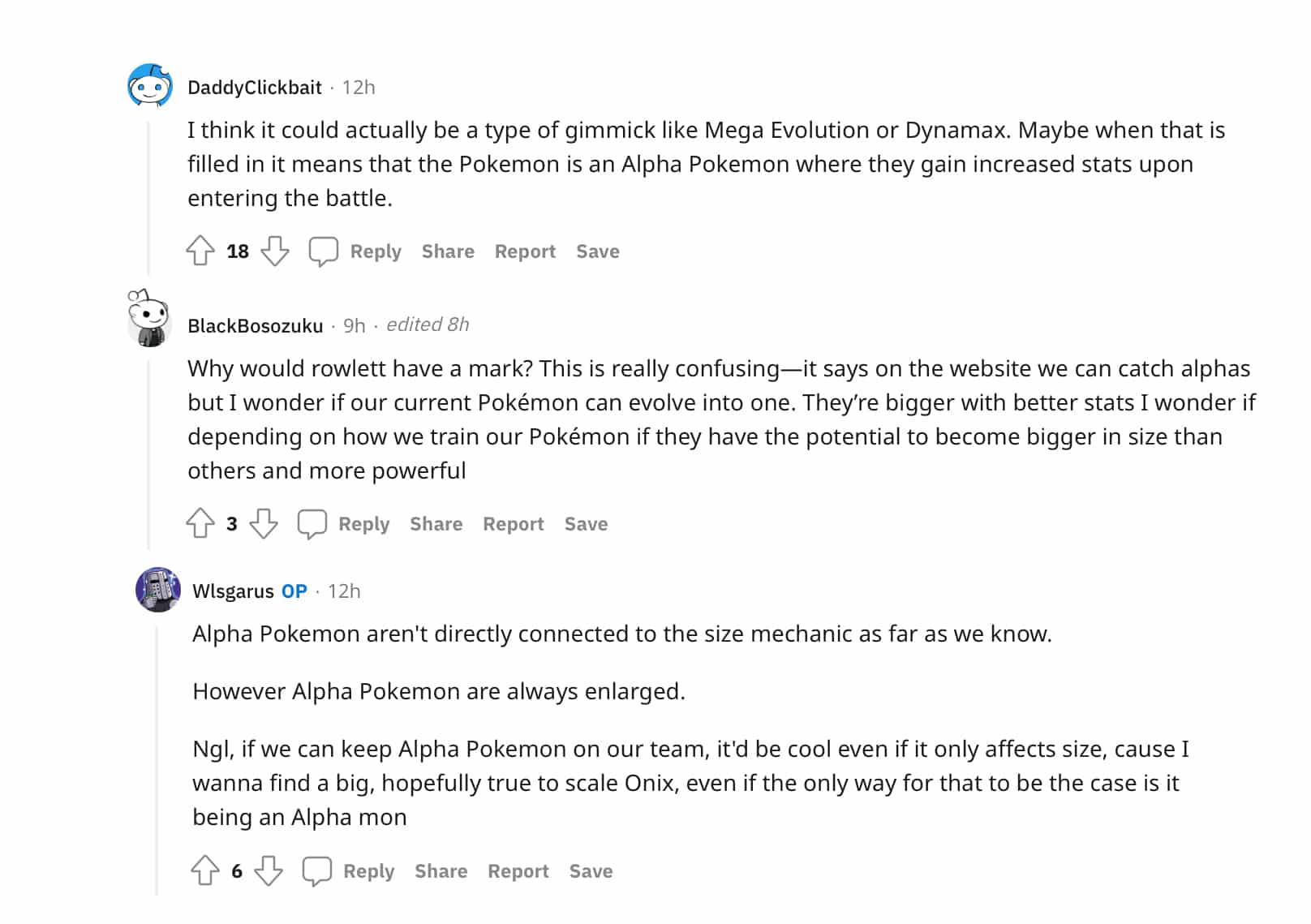 Pokemon Legends Arceus Alpha Reddit