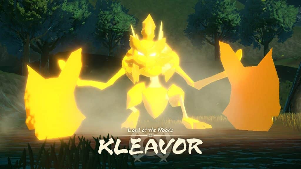 Pokemon Legends Arceus Frenzied Noble Kleavor screenshot.
