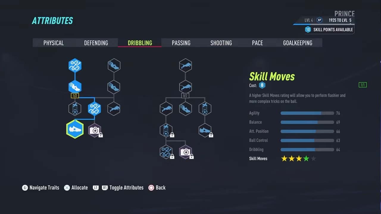 FIFA 22 Career Mode Skill Tree