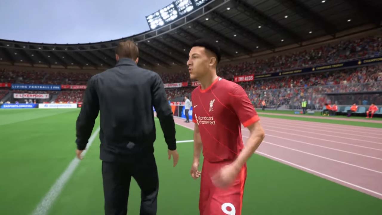 FIFA 22 coming on as a substitute
