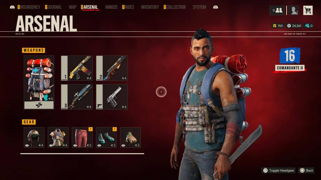 Far Cry 6 arsenal screenshot
