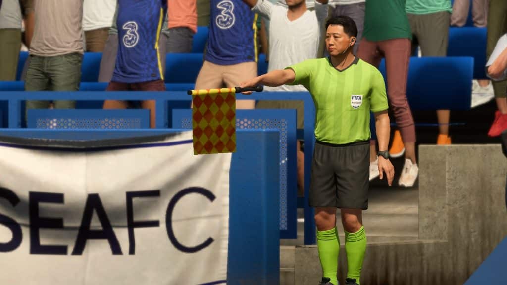 Referees have been scared to blow the whistle in FIFA 22 so far.